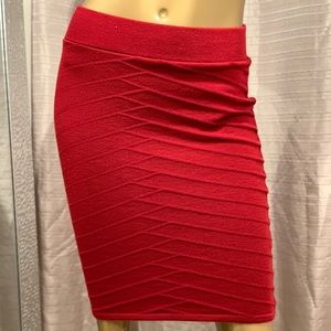 Red skirt